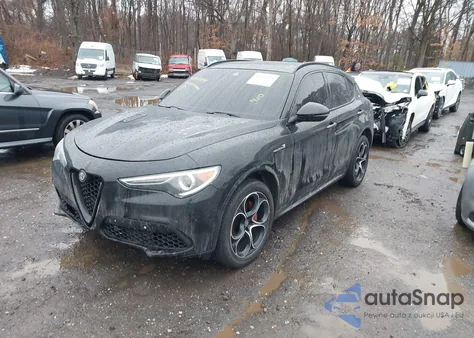 2019 Alfa Romeo Stelvio Ti Sport Awd z USA, uszkodzony, nr VIN ZASPAKBN4K7C44946